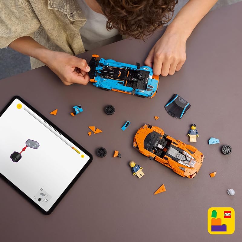 LEGO Speed Champions Lamborghini Revuelto Huracán STO Car Toys Building Toy for Pretend Play for Boys Girls Ages 10 Model Car Kit Display Gift Idea for Kids 77238