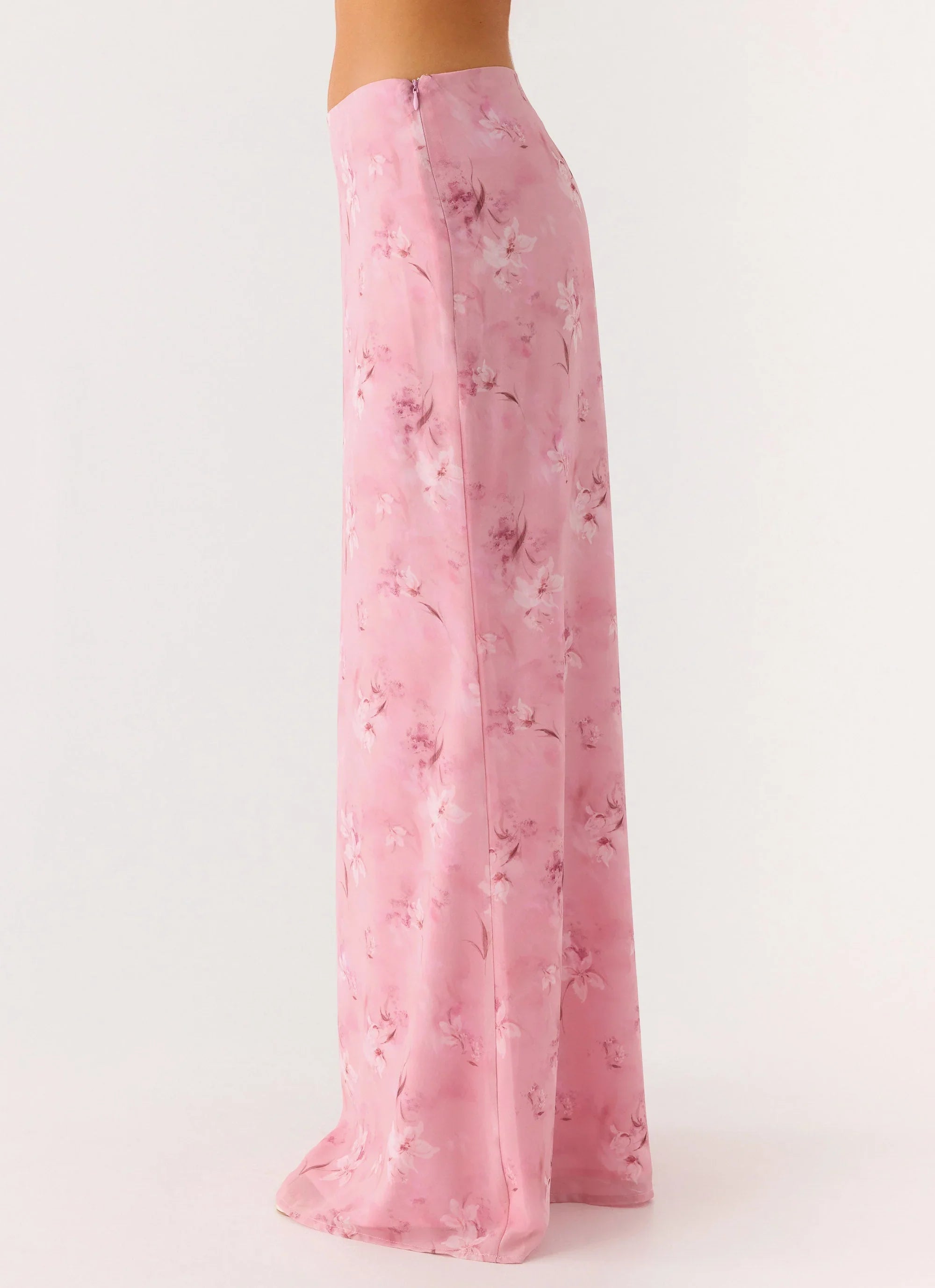 Soulful Low Rise Maxi Skirt Vintage Floral