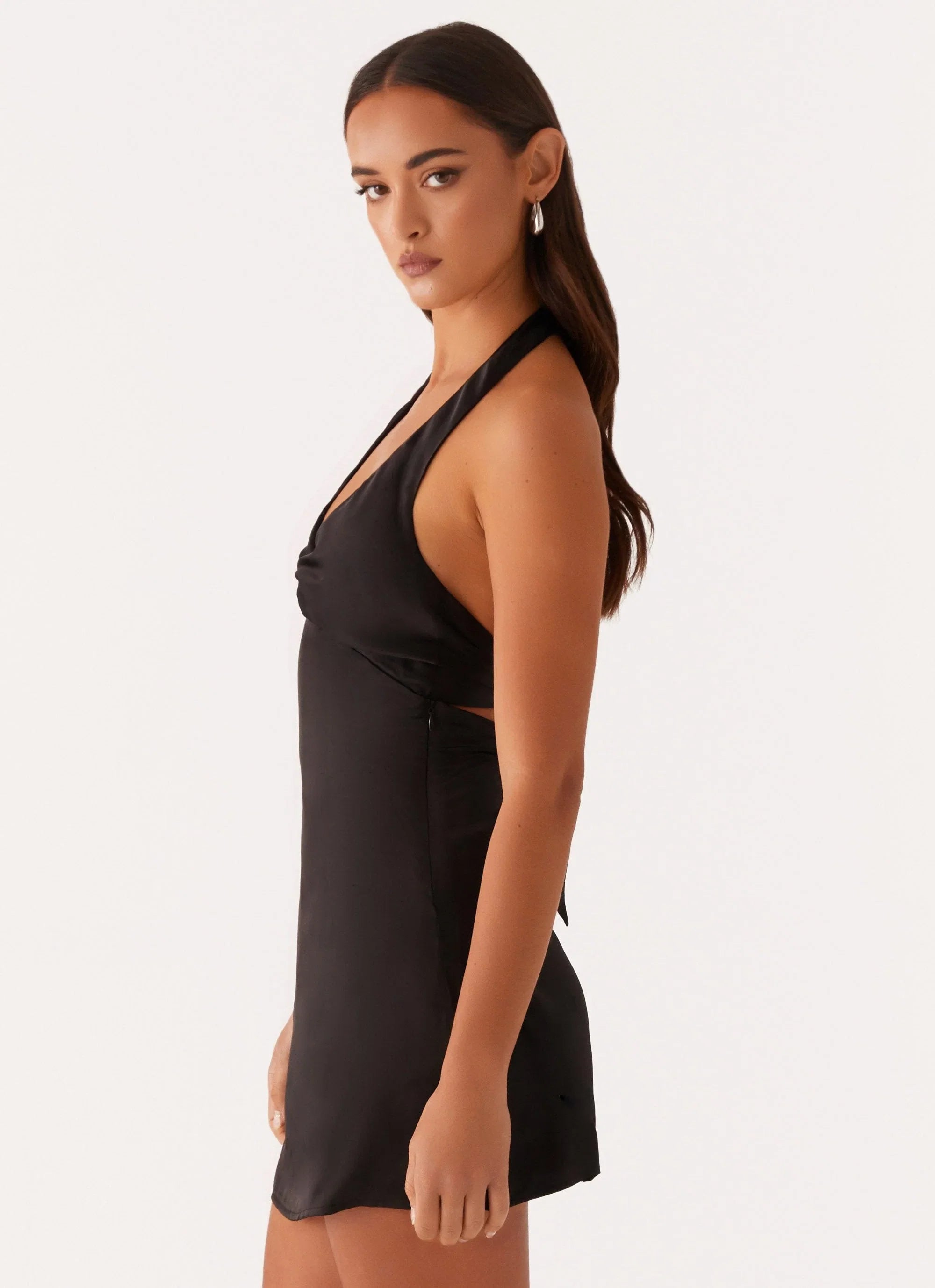Heavy Hearted Mini Dress Black