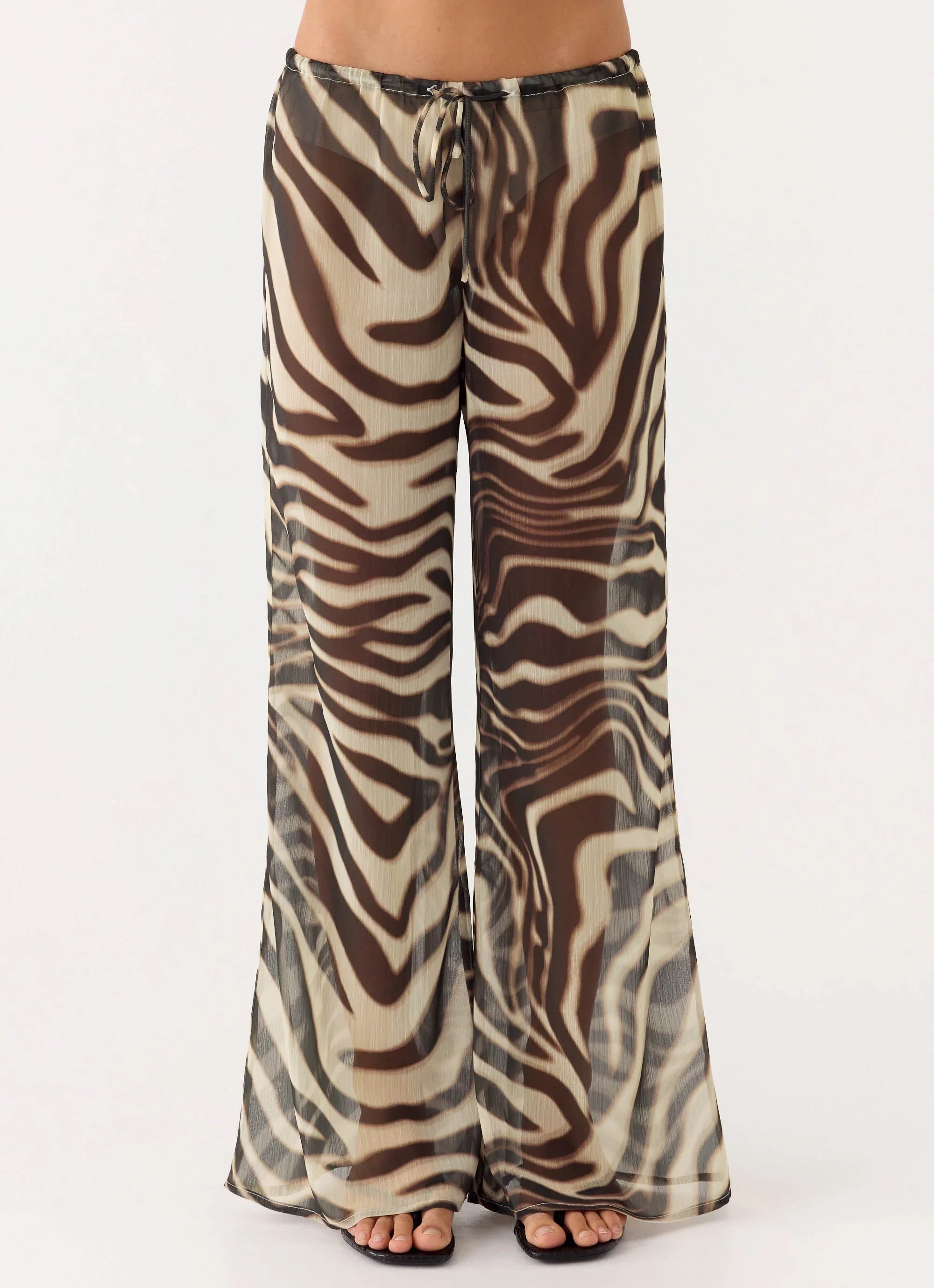 Jadia Flared Pants Zebra