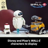 LEGO Disney Pixar Wall E EVE Building Set for Adults Ages 18 Home Office Book Shelf or Room Decor for Disney Fans Gift Ideas for Men Women 43279