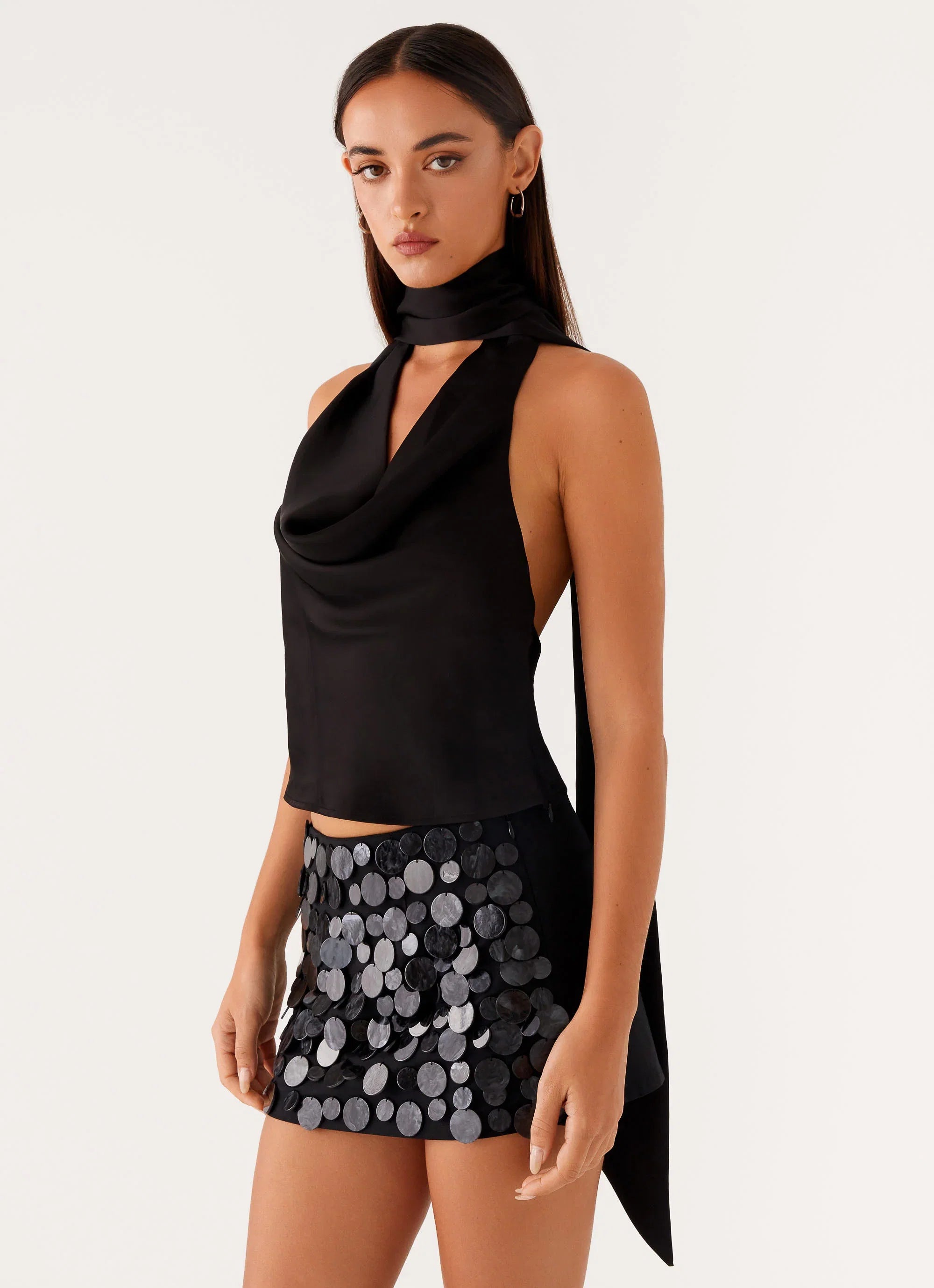 Movie Star Mini Skirt Black