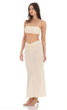 Cropped Two Piece Set in Cream