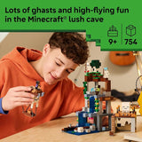 LEGO Minecraft Ghast Station 21597 Building Toys for Boys Girls Ages 9 Sturdy Build for Pretend Play 8 Minecraft Figures 754 pieces Gift for Gamers