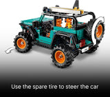 LEGO Technic Jeep Wrangler Rubicon SUV Building Toy for Boys Girls Ages 10 Model Car Kit with Detailed Features Display Set for Bedroom Decor Gift for Birthdays 42227