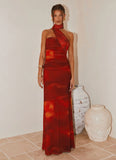 Songbird Maxi Dress Scarlet Blur