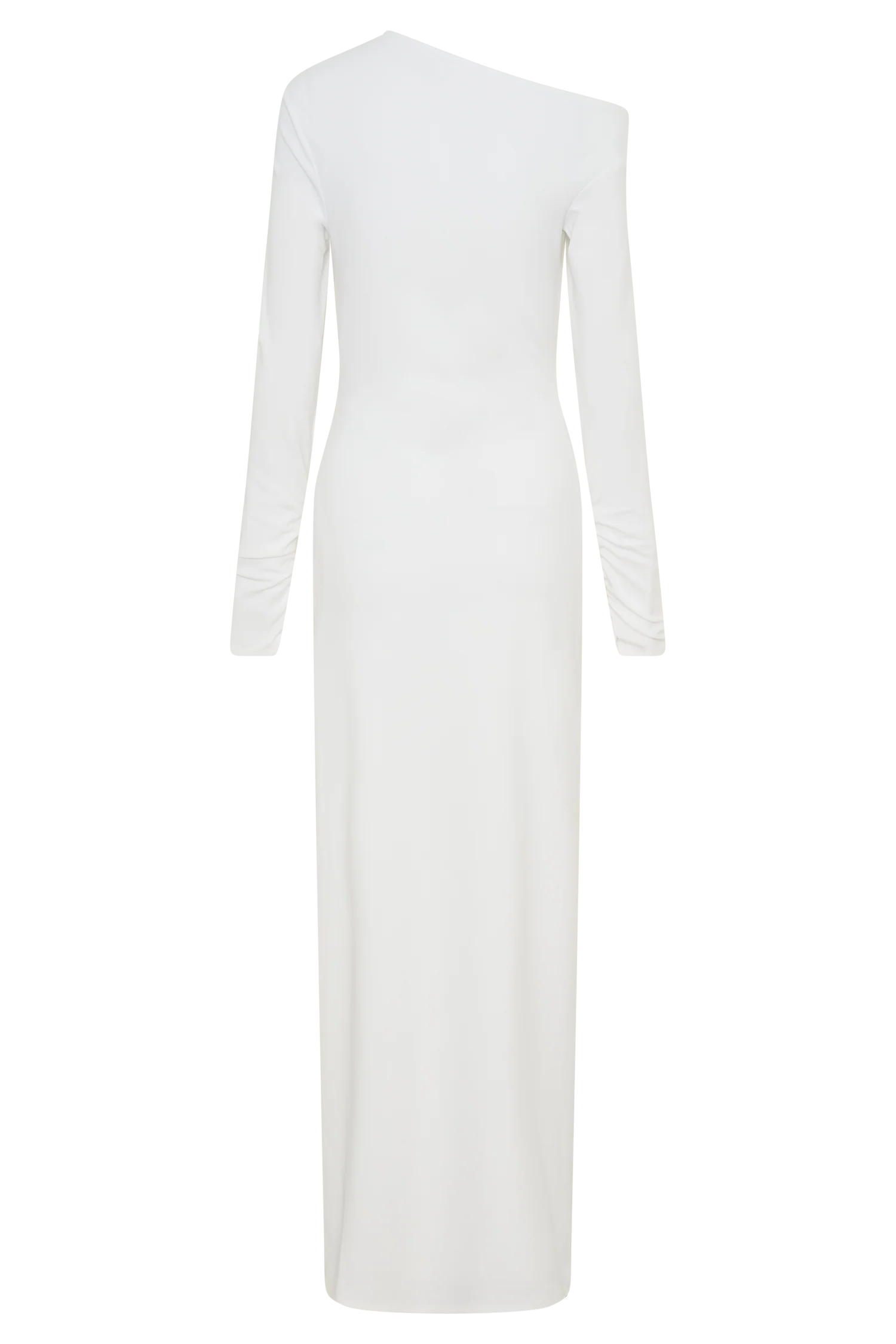 Thalyn Crepe Maxi Dress With Split White
