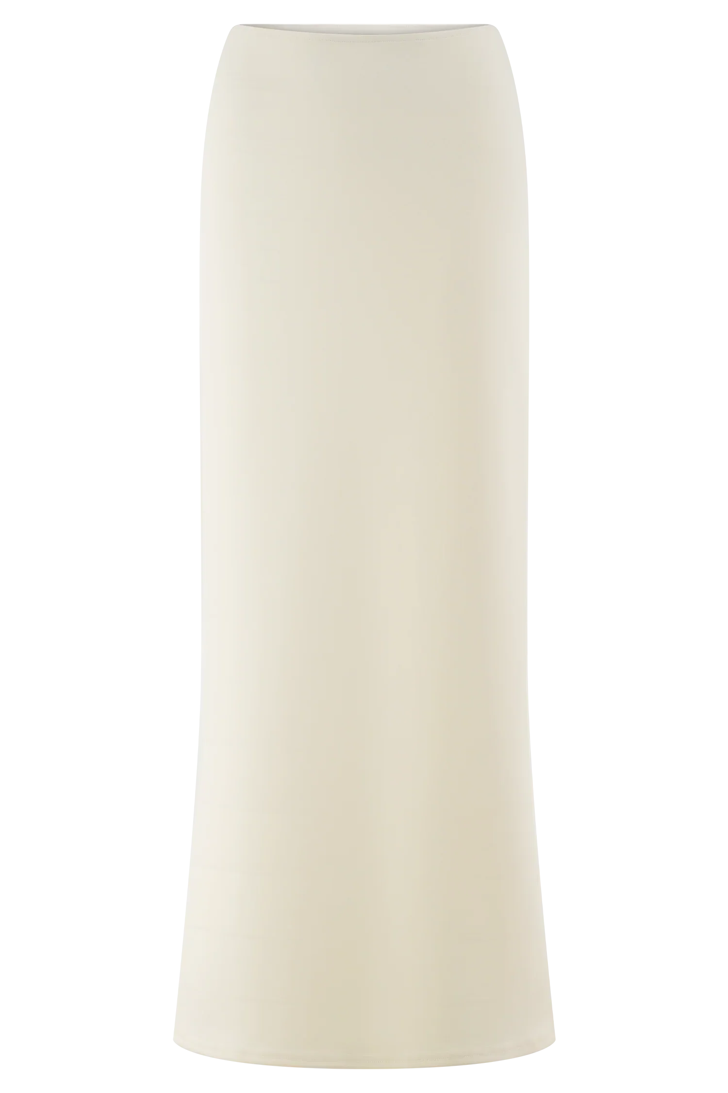 Eris Scuba Jersey Maxi Skirt Ivory