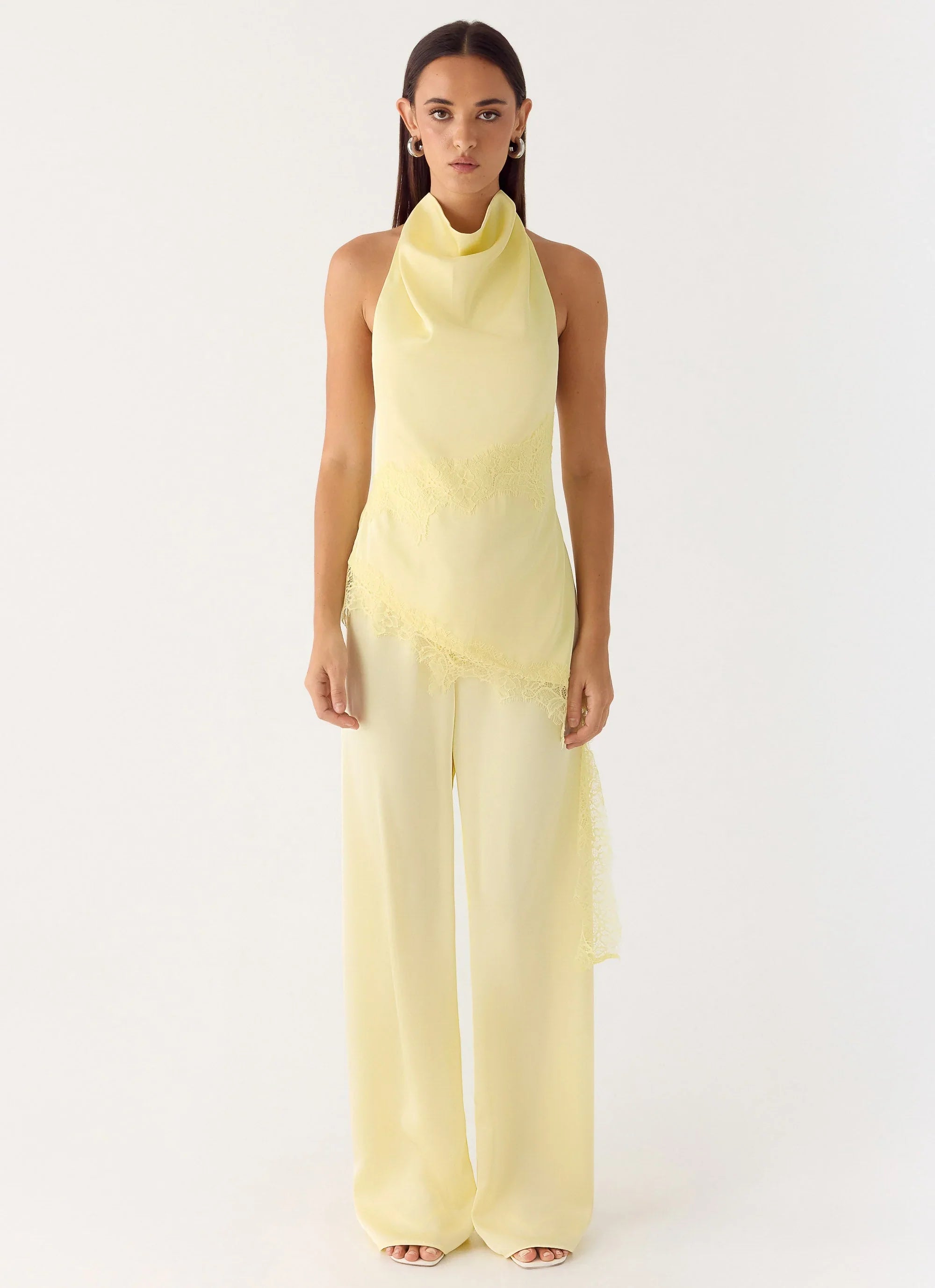 Emilee Cowl Top Yellow