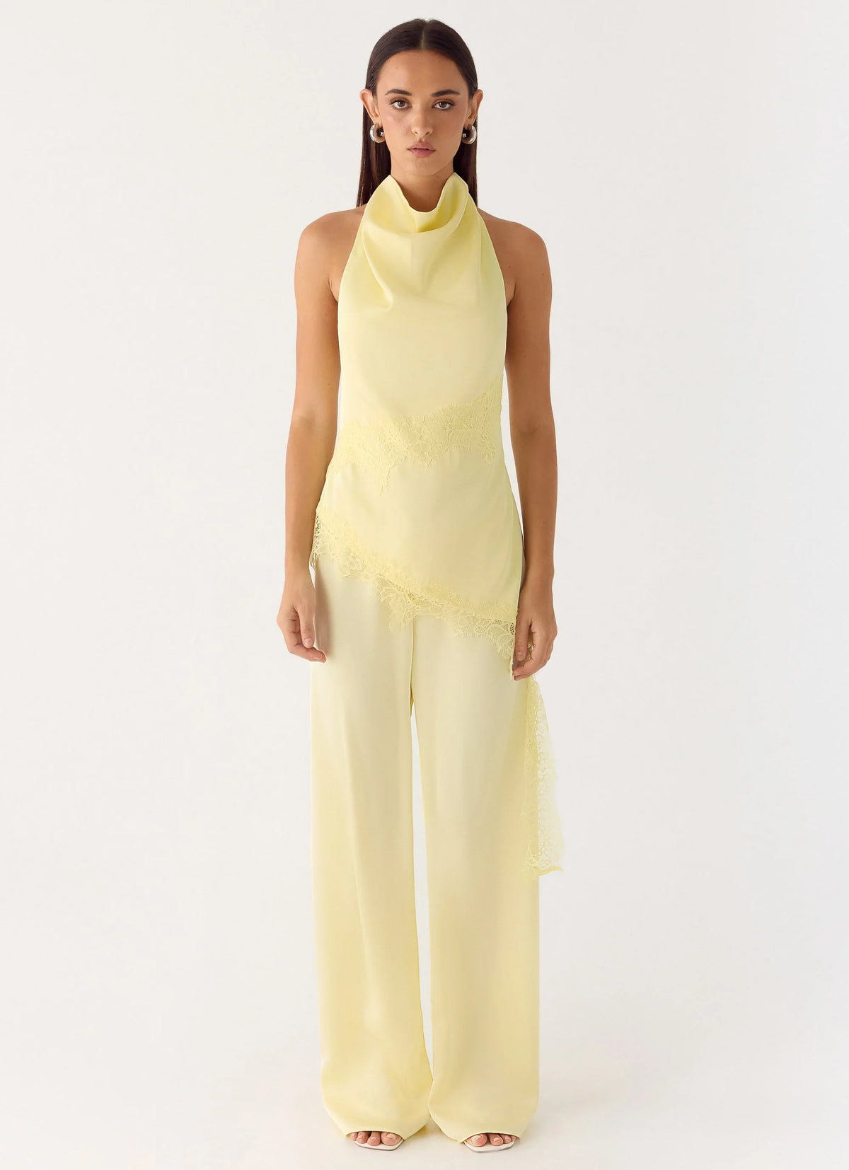 Emilee Cowl Top Yellow