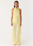 Emilee Cowl Top Yellow
