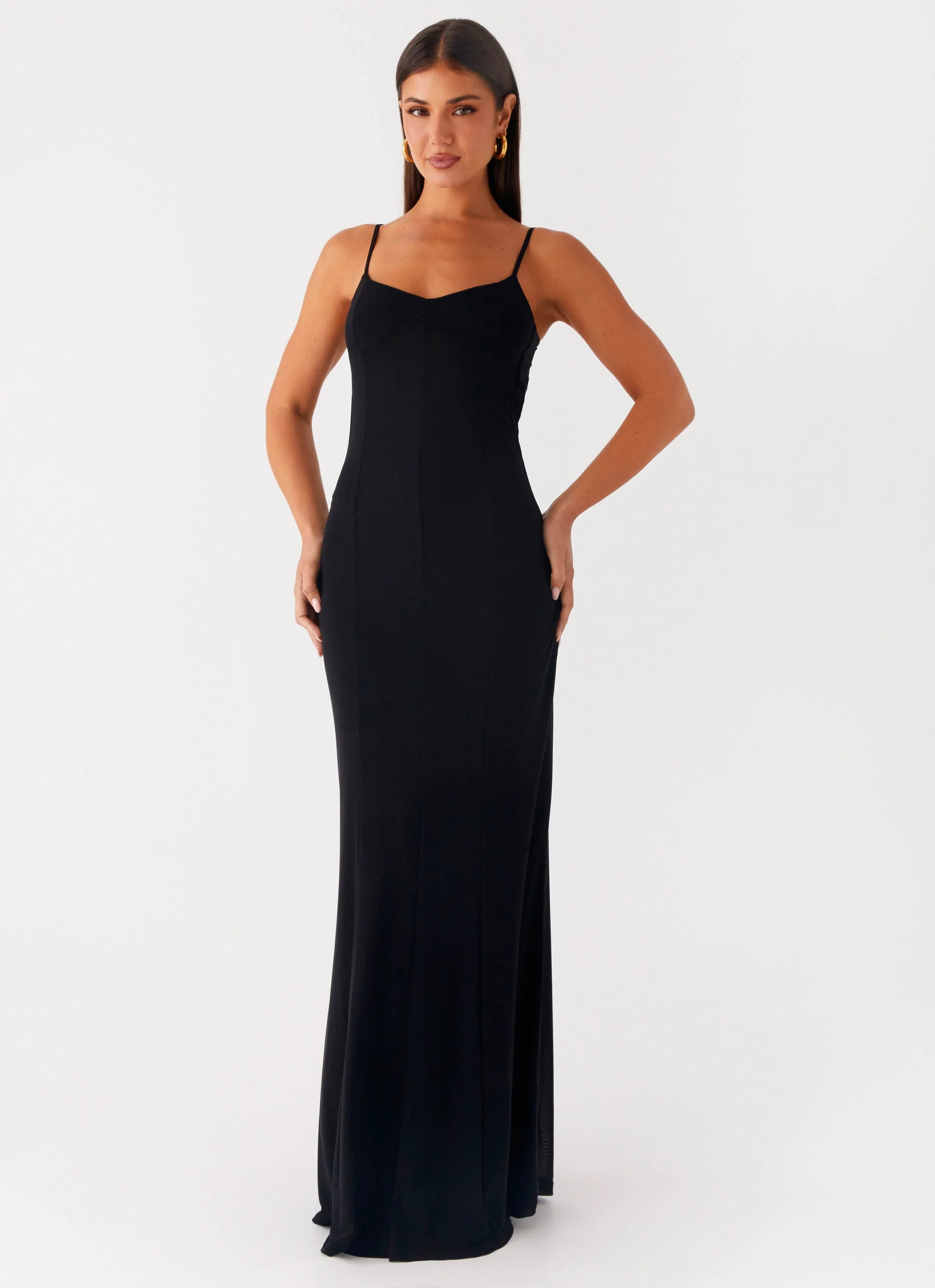 Serene Escape Maxi Dress Black