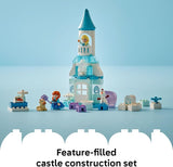 LEGO DUPLO Disney Anna and Elsas Frozen Castle Party Toddler Toy for Girls and Boys 2 Building Blocks for Pretend Play and Sensory Development Preschool Learning Gift for Kids 10455