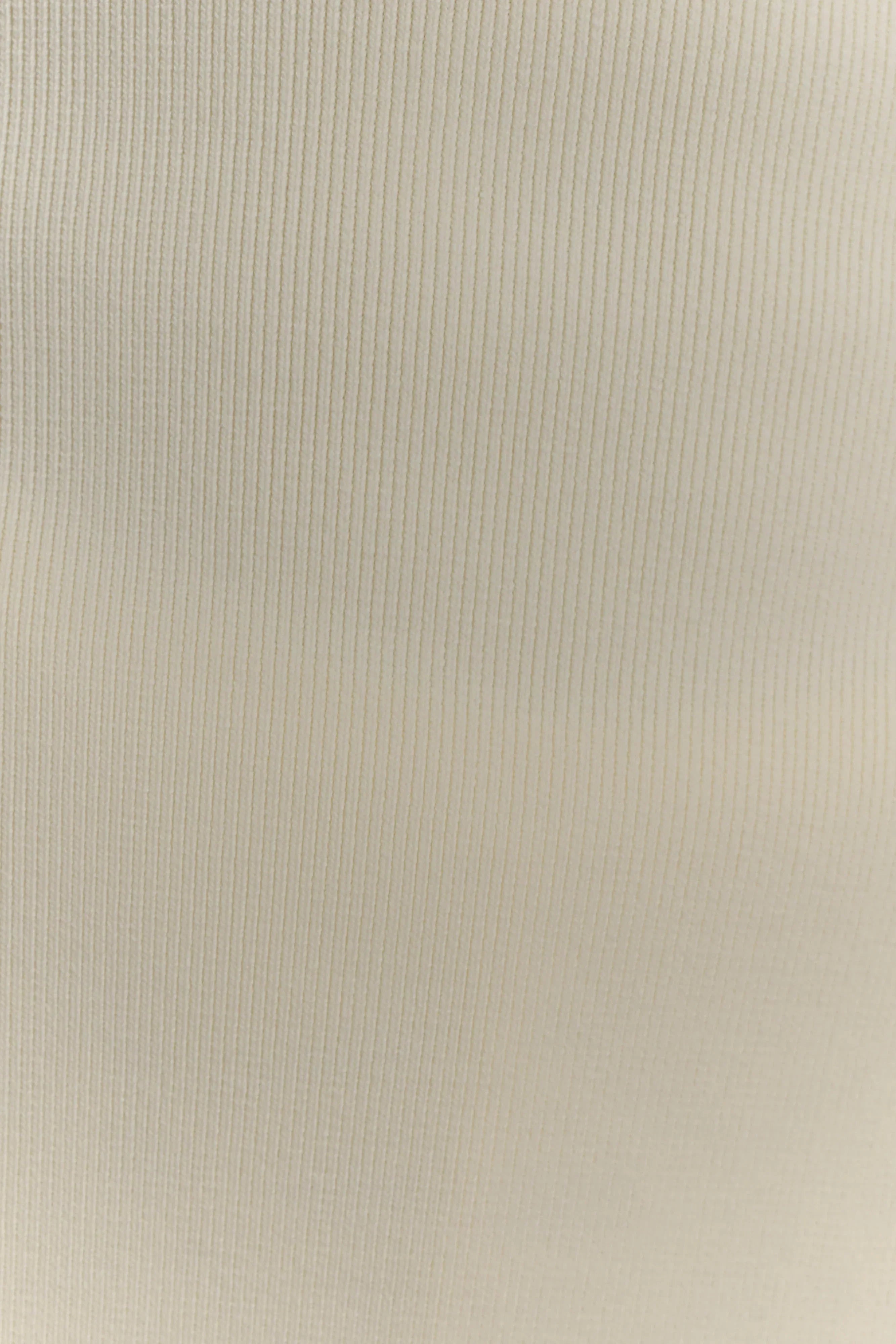 Anette Bandage Knit Strapless Top Ivory