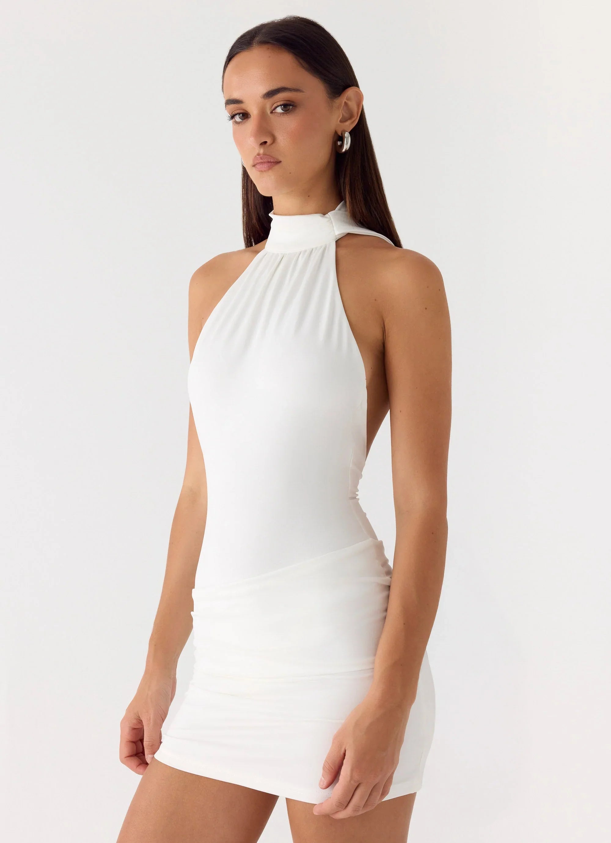 On My Way Mini Dress White