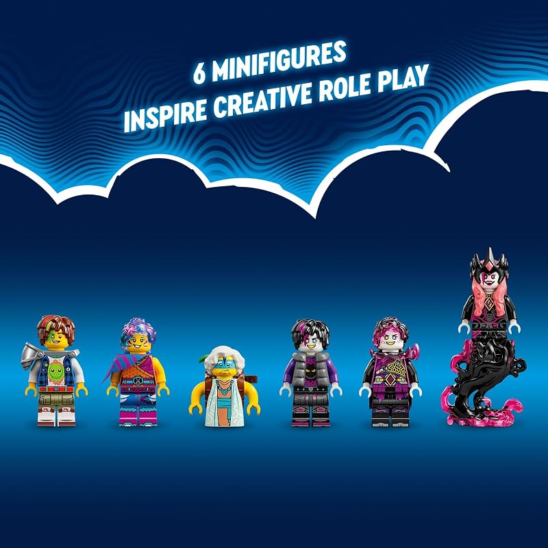 LEGO DREAMZzz Castle Nocturnia Building Toy Pretend Play Set for Kids Ages 10 Creative Storytelling Toy W 2 Construction Modes 6 Minifigures for Boys and Girls 71486