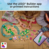 LEGO Gabbys Dollhouse Fairy Roller Coaster and Tea Party 11214 Preschool Building Toys for Girls Boys Ages 4 W Starter Bricks Sturdy Build for Pretend Play 137 pieces Gift Idea
