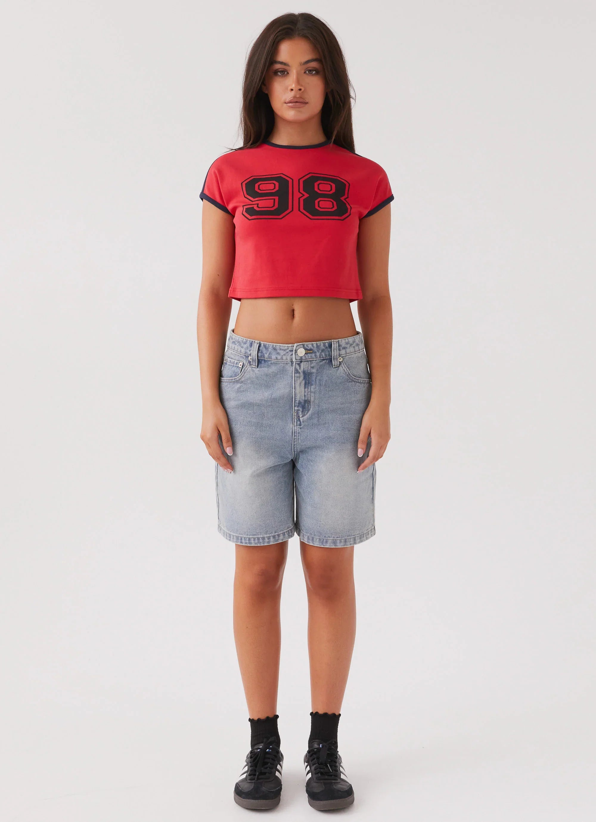 Hunter Denim Jorts Vintage Wash Blue