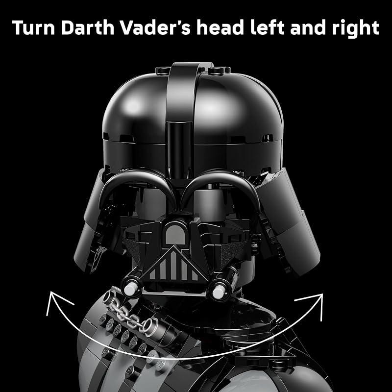 LEGO Star Wars Darth Vader Bust Collectible Building Set for Adults Ages 18 Star Wars Gift for Men Women with Darth Vader Minifigure Bedroom or Shelf Decor 75439