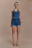 Meadow Denim Shorts Dark Blue