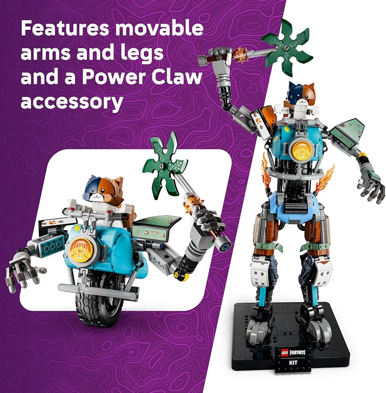 LEGO Fortnite KIT 77081 Building Toy Boys Girls Ages 12 Posable Display Model for Fans Kids Bedroom Desk Decor 1230 pieces Gift for Gamers