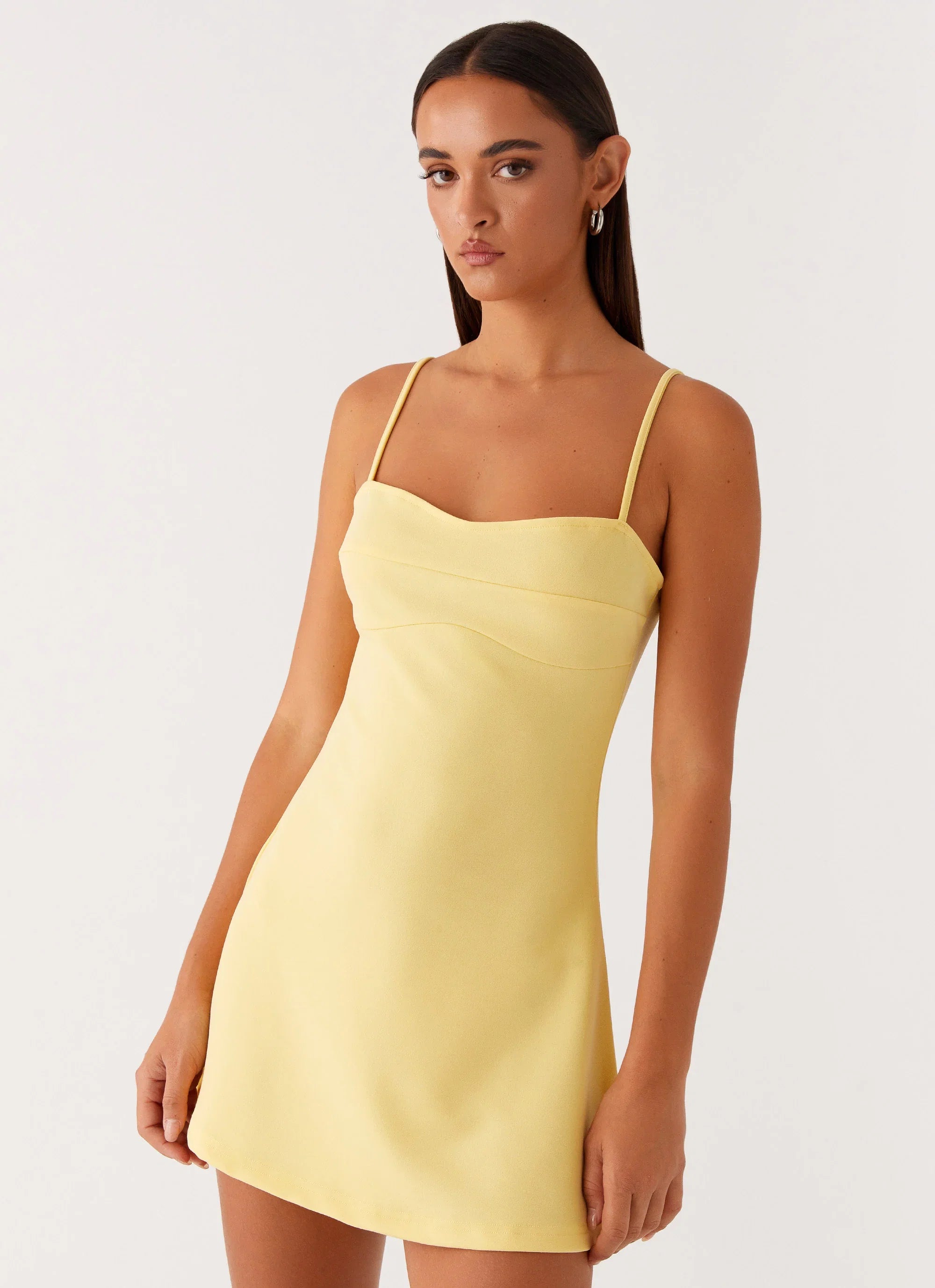 Cindy Mini Dress Yellow