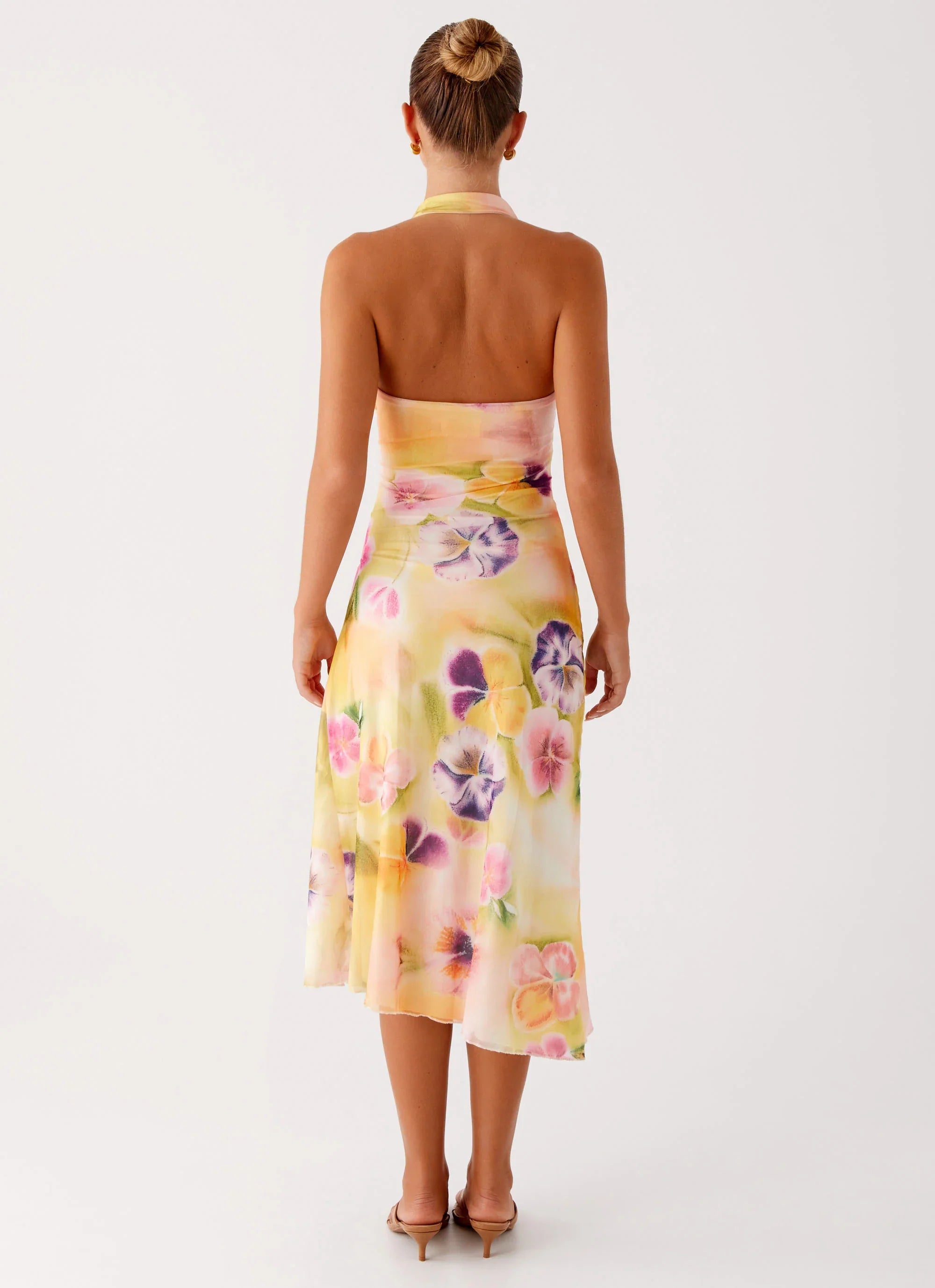 Kayce Midi Dress Sunburst Floral