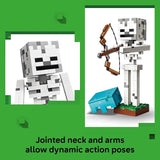 LEGO Minecraft The Skeleton 21594 Building Toys for Boys Girls Ages 10 Display for Bedroom 502 pieces Gift for Gamers