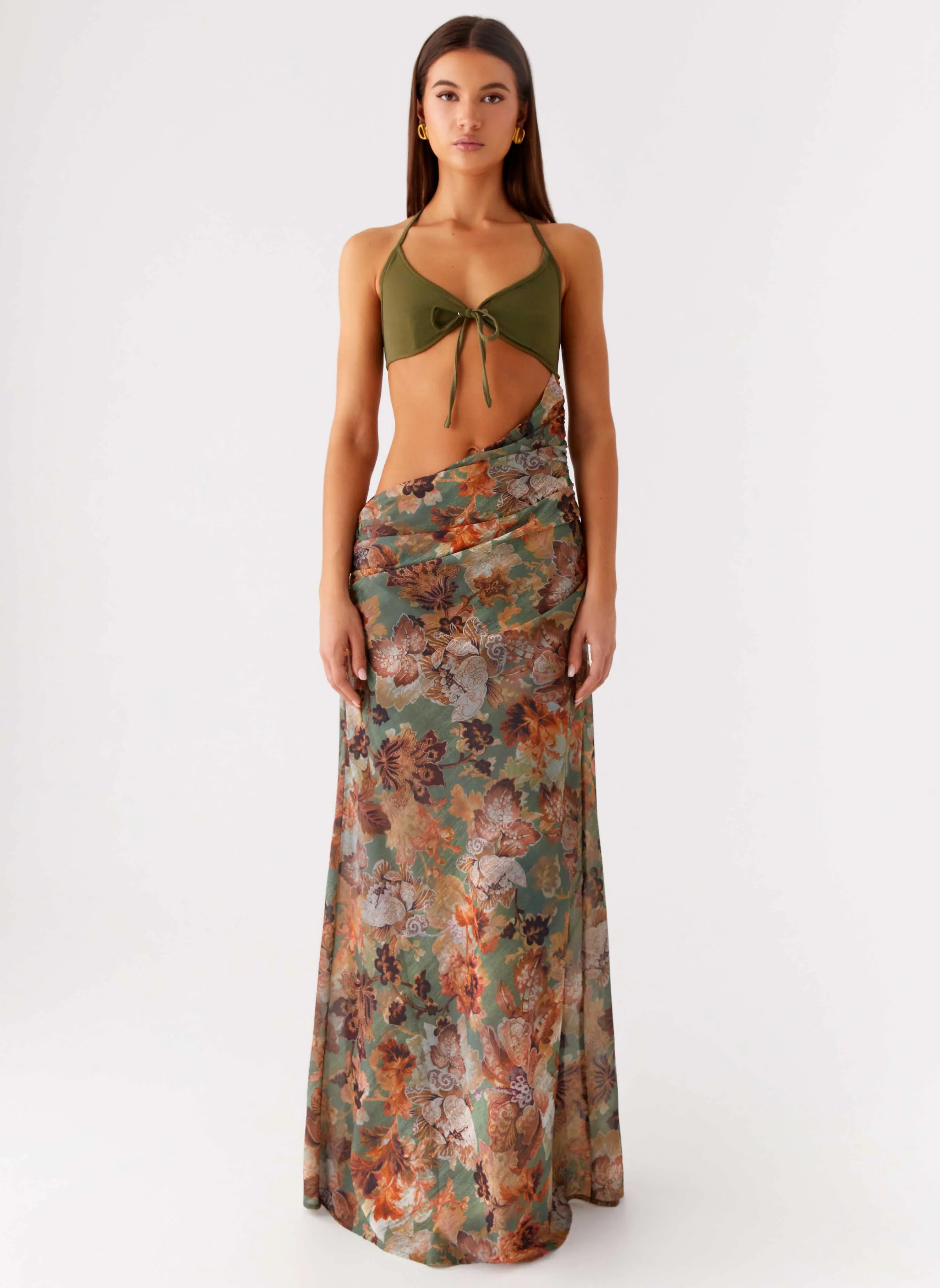 Overgrown Maxi Dress Vintage Blossom