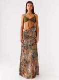 Overgrown Maxi Dress Vintage Blossom