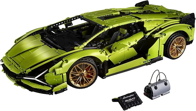 LEGO Technic Lamborghini Sián FKP 37 Building Sets for Adults Detailed Lamborghini Model Car Kit for Men Women Ages 18 Years Display in Room as Decor 42115