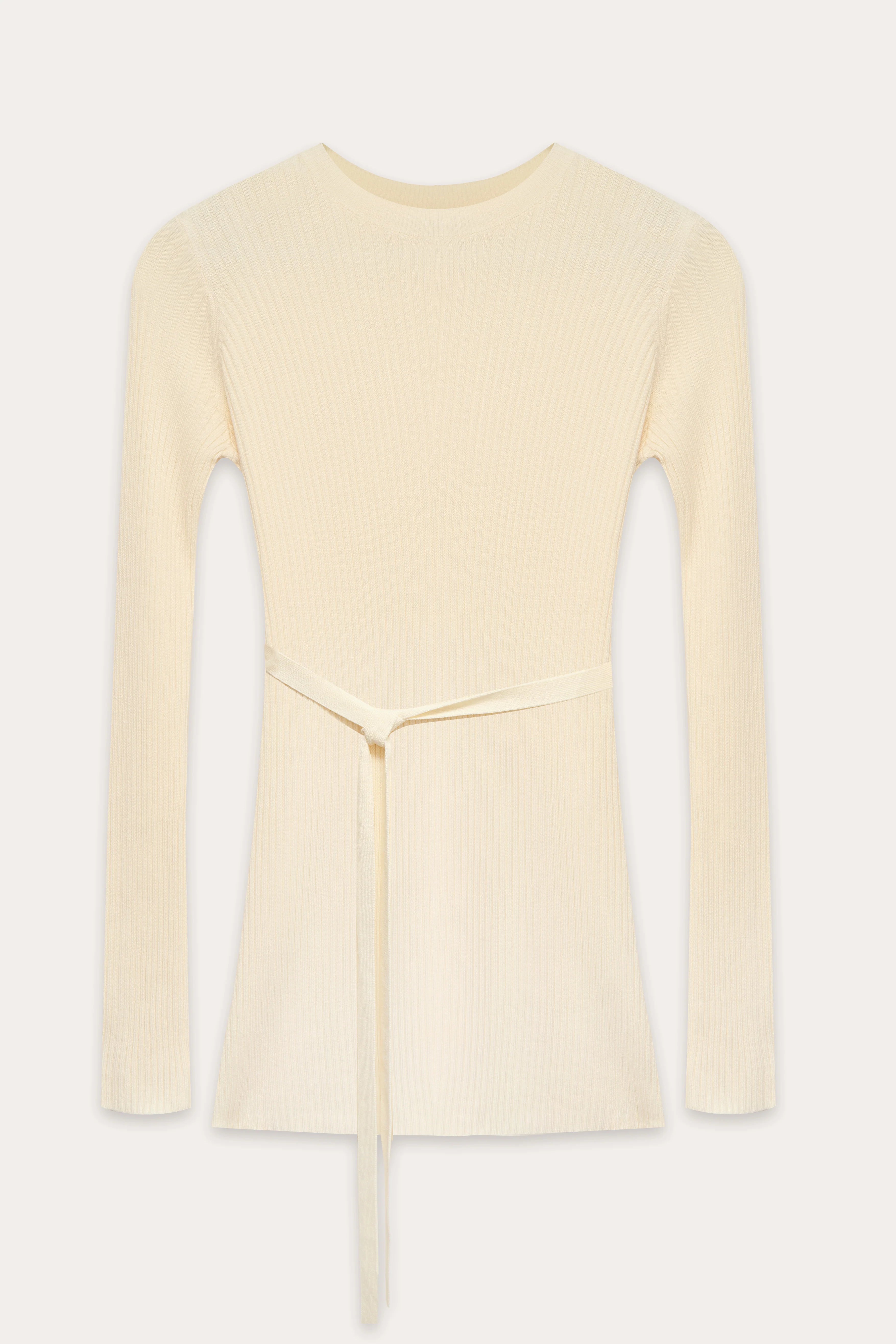 Cream Knitted Top