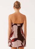 Kellen Mini Dress Cinnamon Palm