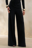 Safirra Black Wide Leg Trouser