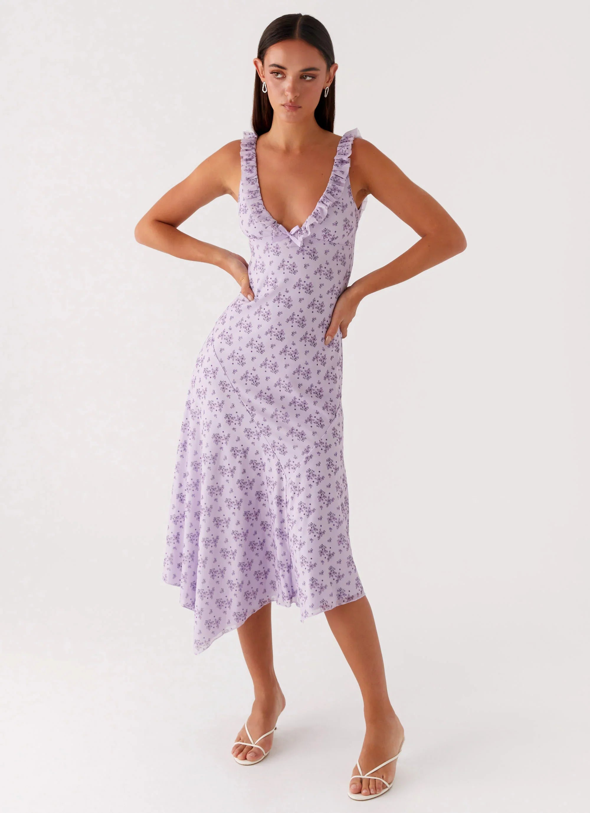 Asteri Midi Dress Lavender Meadow