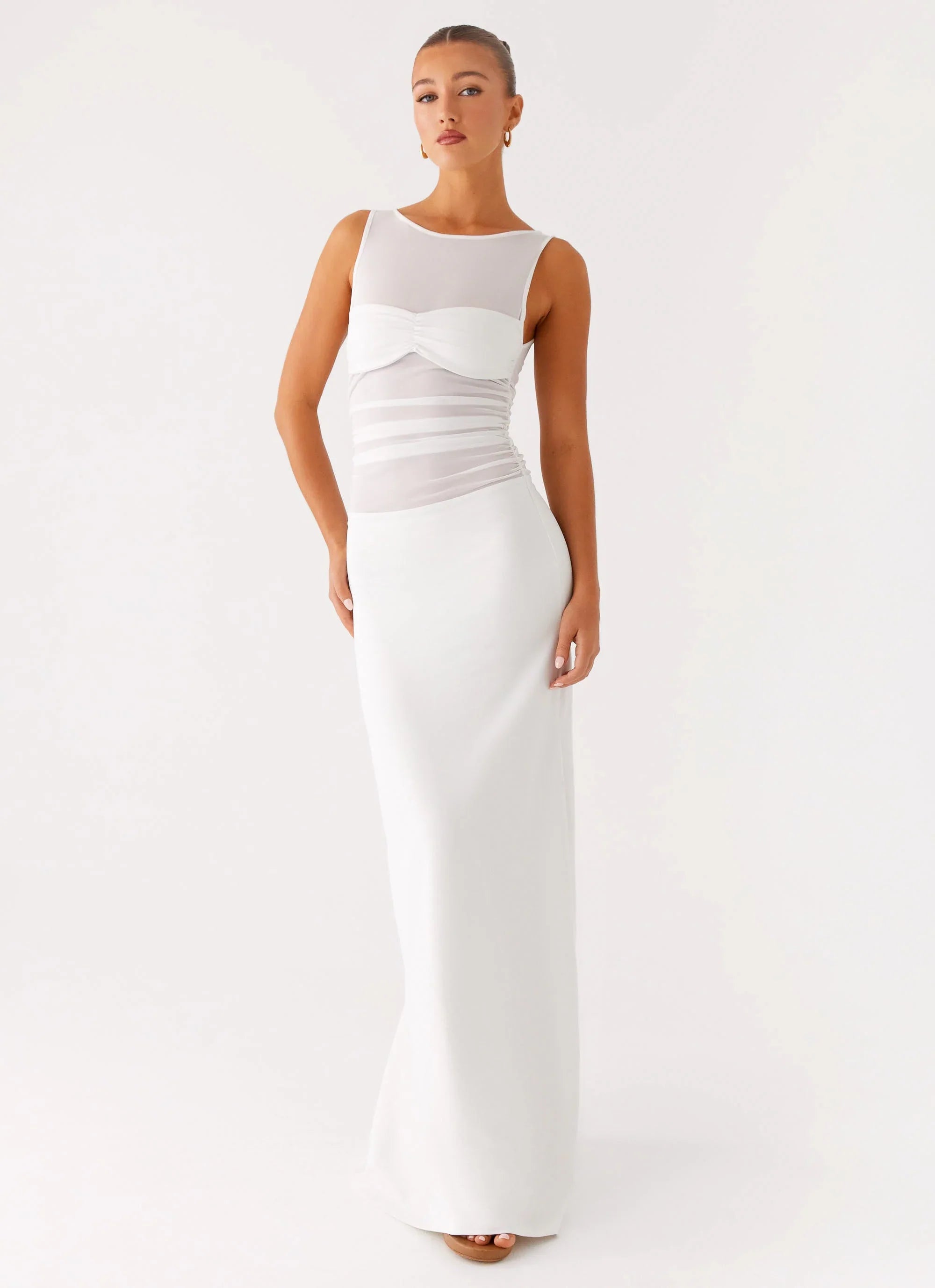 Wesley Maxi Dress Ivory