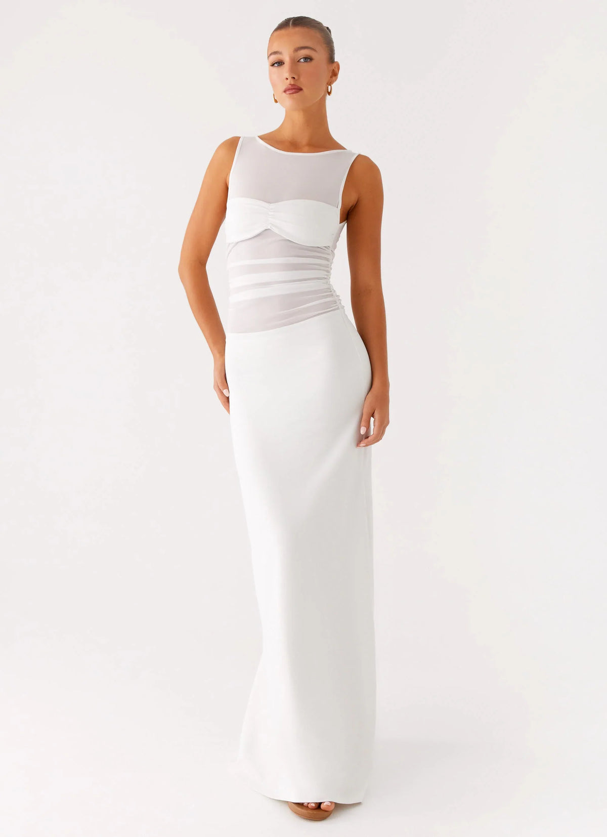 Wesley Maxi Dress Ivory