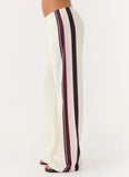 Deacon Low Rise Pants Bloom Stripe