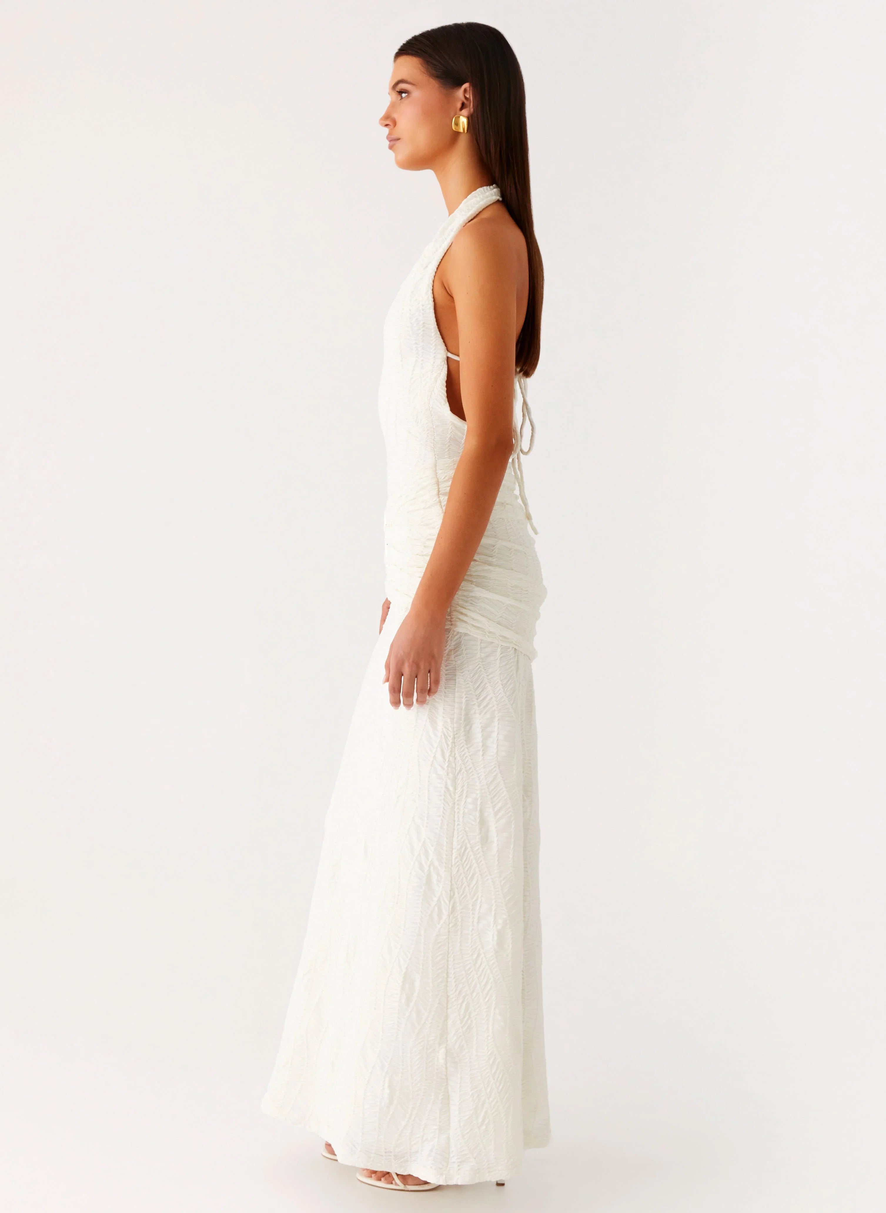 Smoke Ivy Maxi Dress White
