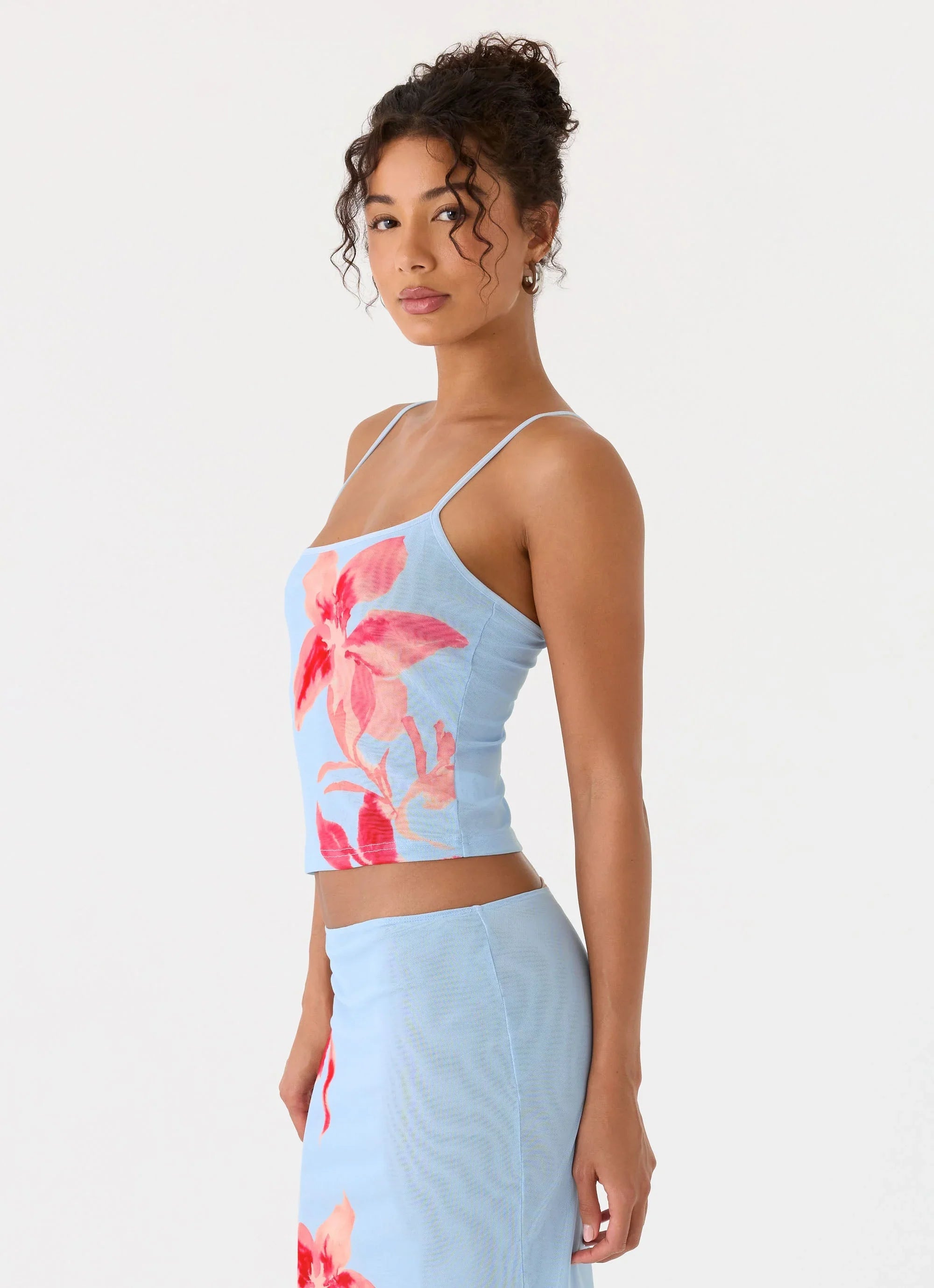 Tamia Cami Top Blue Petal