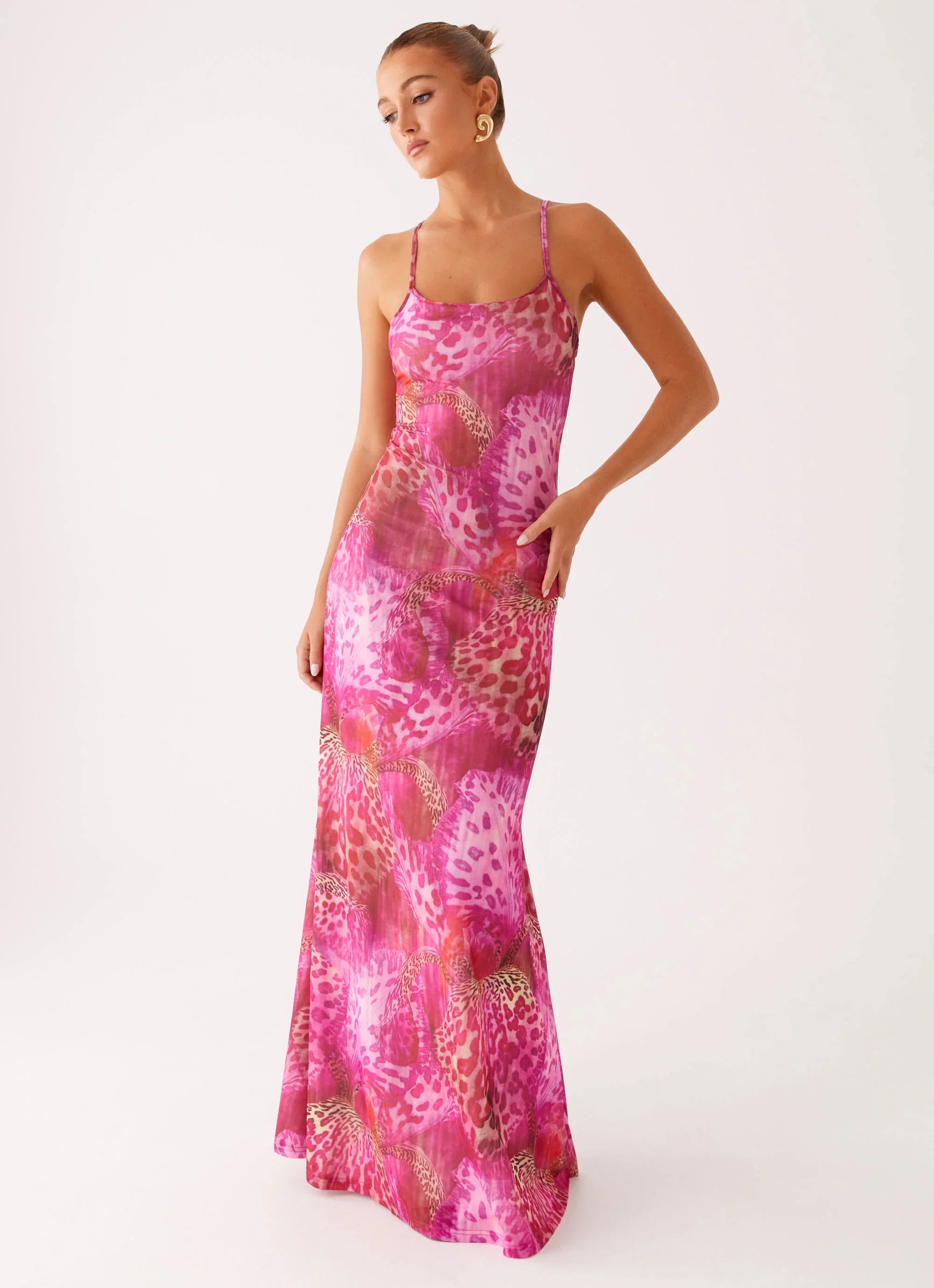 Everett Maxi Dress Lavender Lagoon