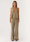 Ingrid Top Sand Brown