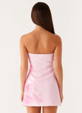 Sugar Rush Strapless Mini Dress Pink