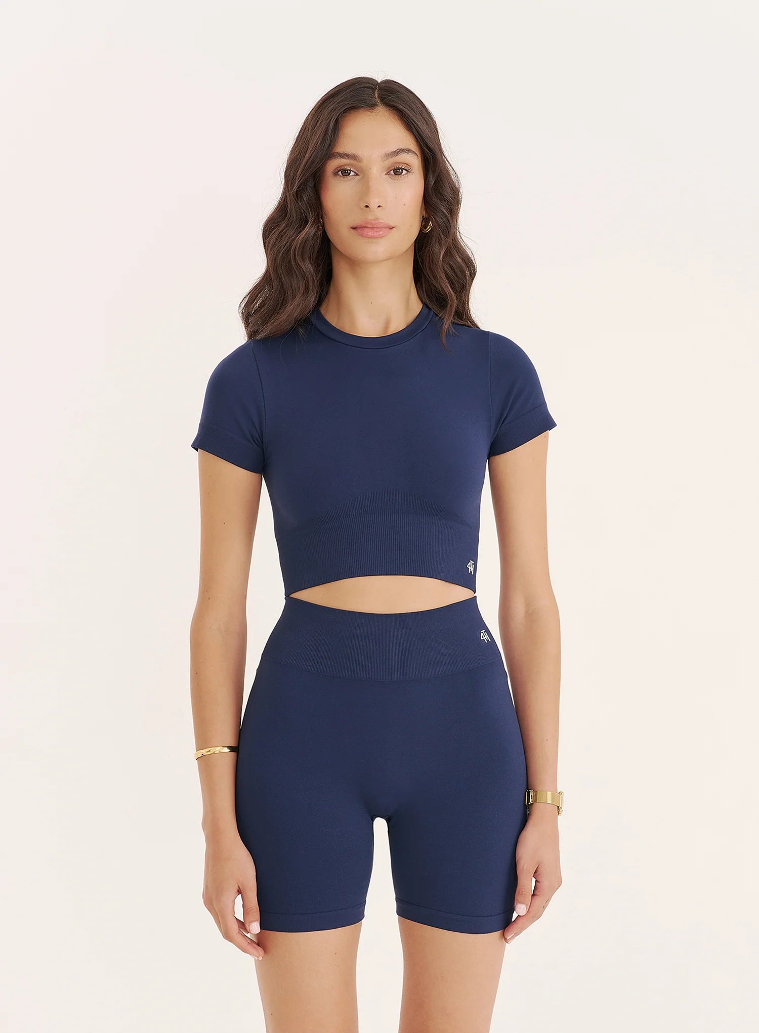 Navy Sculpting Seamless Cycling Shorts
