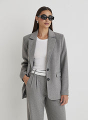 Grey Wool Blazer