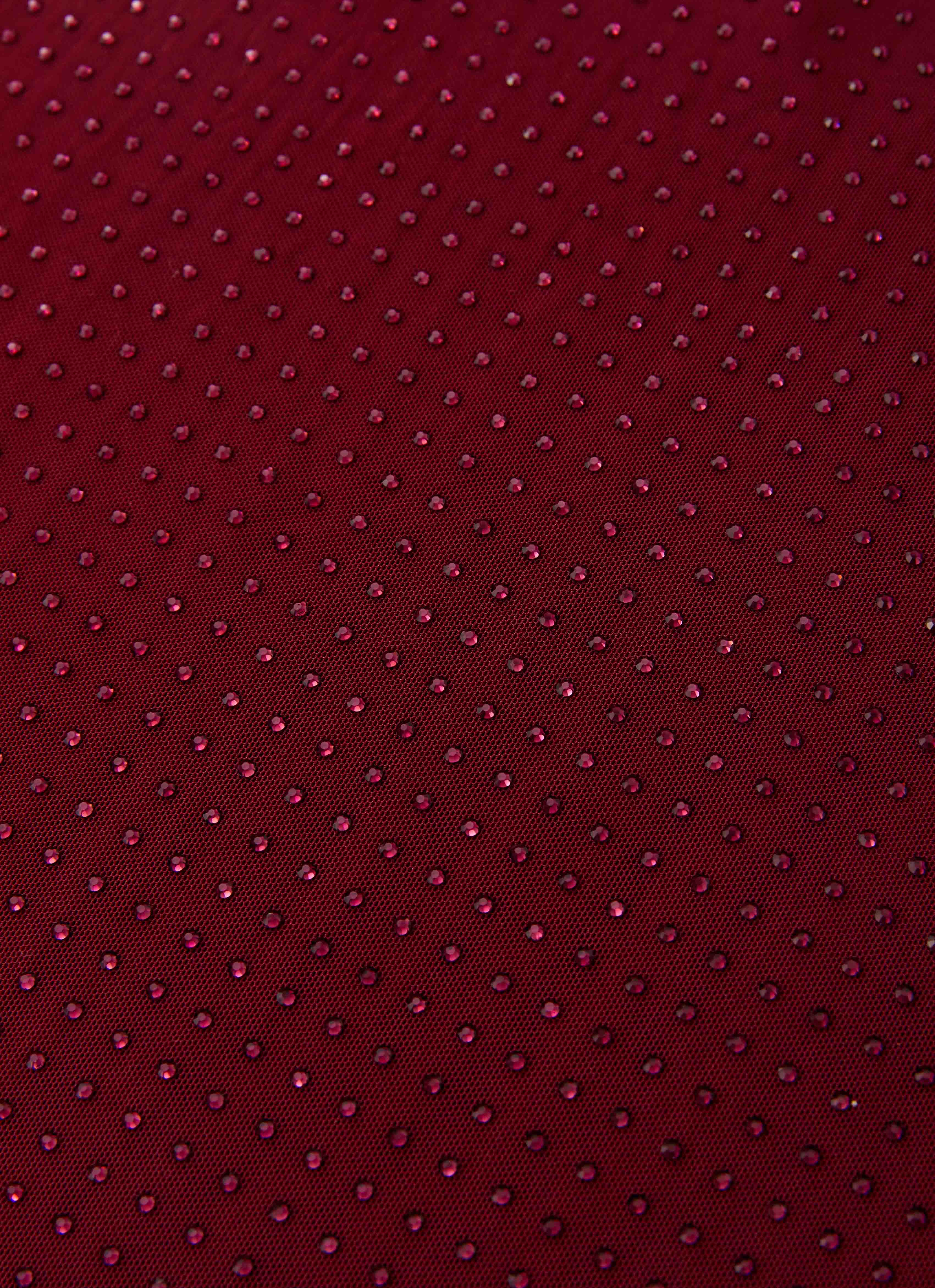 Keliese Beaded Maxi Dress Burgundy