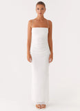 Paxton Beaded Maxi Dress White