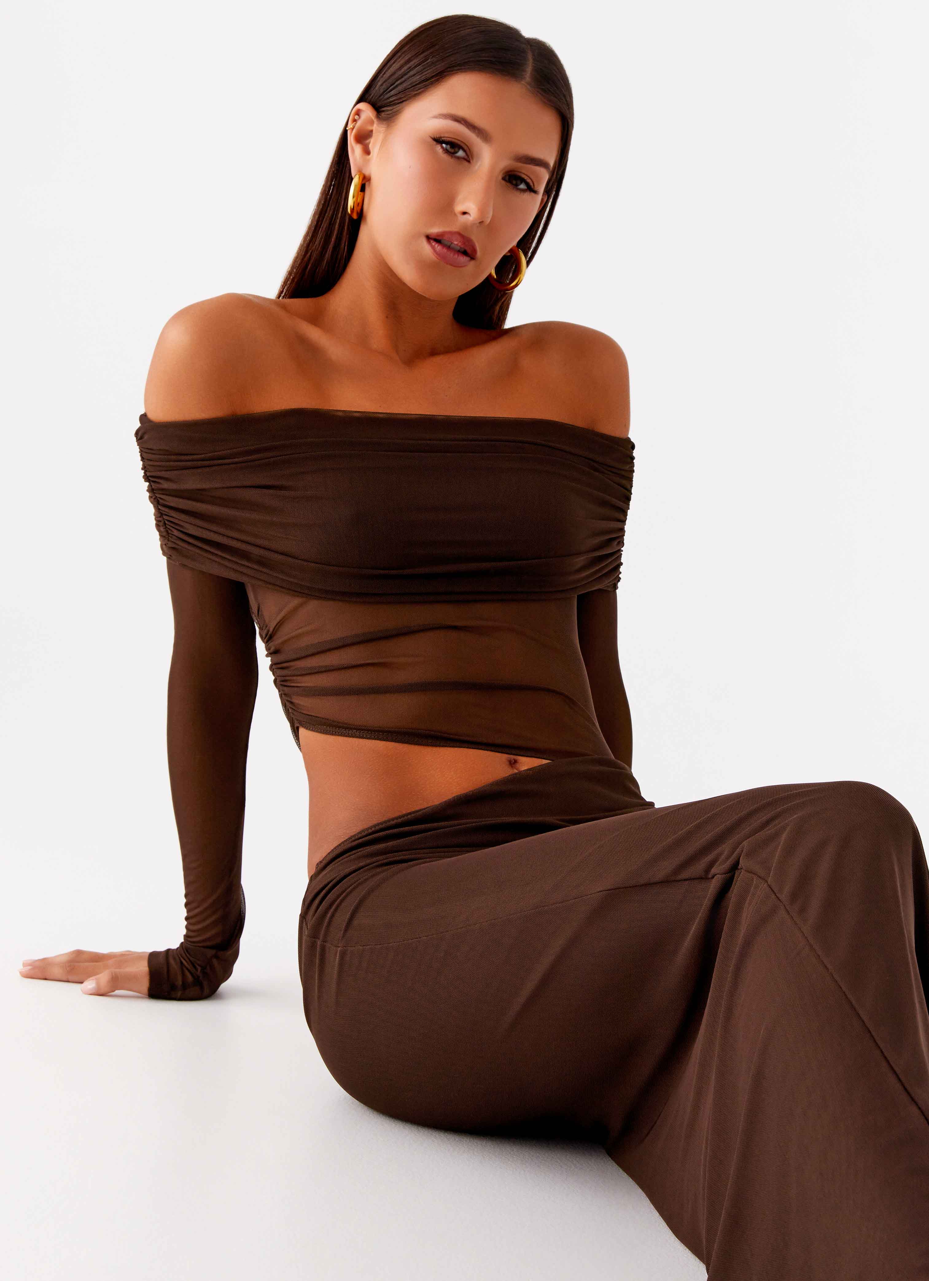 Emery Maxi Dress Chocolate