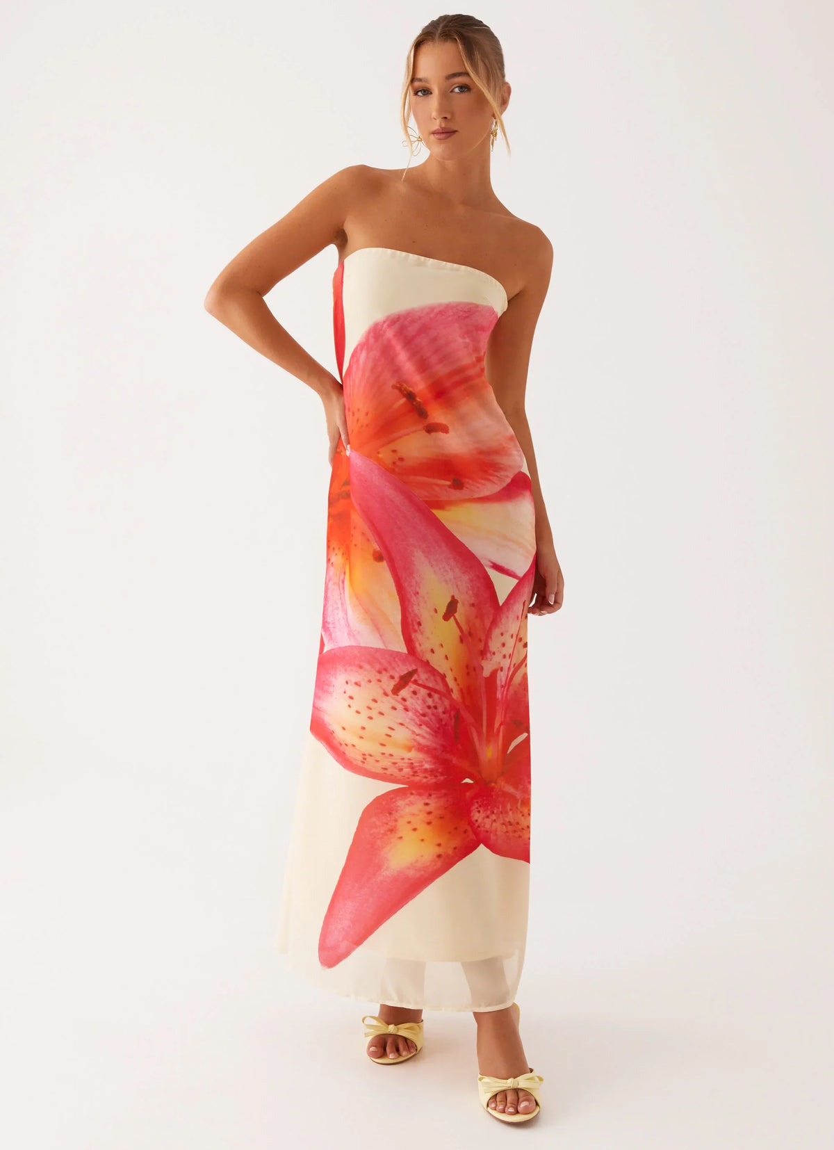 Darcy Maxi Dress Yellow Floral