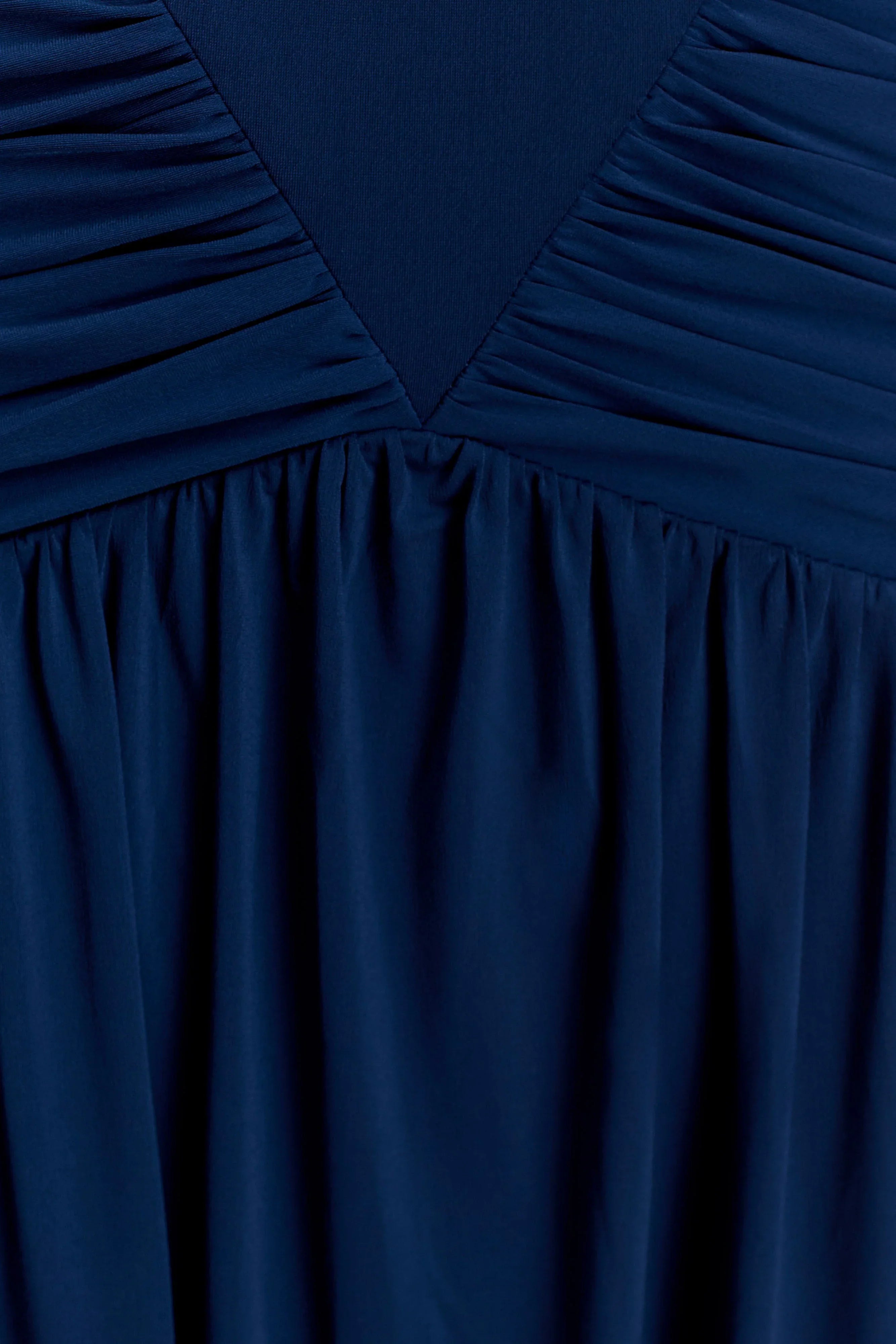 Emory Jersey Cape Maxi Dress Navy